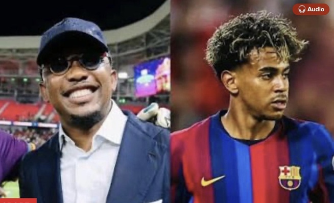 Sur Facebook, Samuel Eto'o a apporté un soutien appuyé à Lamine Yamal dans la course au Ballon d'Or. Il qualifie le jeune prodige de « génie, audacieux et talentueux ». Tout en lui souhaitant bonne chance, l'ancien attaquant du Barça a affirmé que Ya