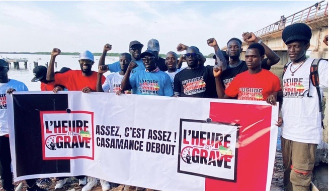 Ziguinchor-Marche interdite : le collectif « L’Heure est grave pour la Casamance » respecte la décision du Préfet Ziguinchor-Marche interdite : le collectif « L’Heure est grave pour la Casamance » respecte la décision du Préfet