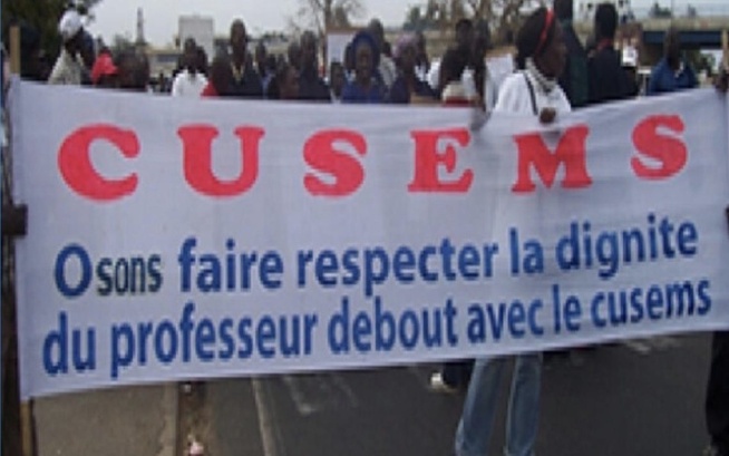 Rentrée scolaire : Le CUSEMS dénonce le non-respect des accords