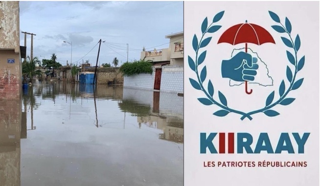 Fortes pluies au Sénégal : Kiiraay Les Patriotes Républicains appelle à la solidarité nationale