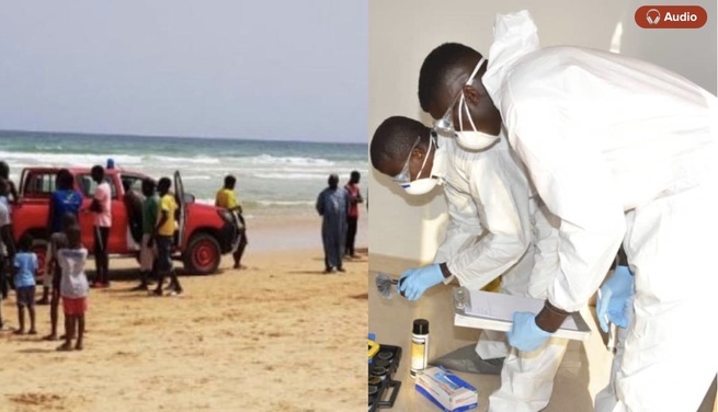 Gadaye : une paire de jambes humaines découverte sur la plage, le reste du corps introuvable Gadaye : une paire de jambes humaines découverte sur la plage, le reste du corps introuvable