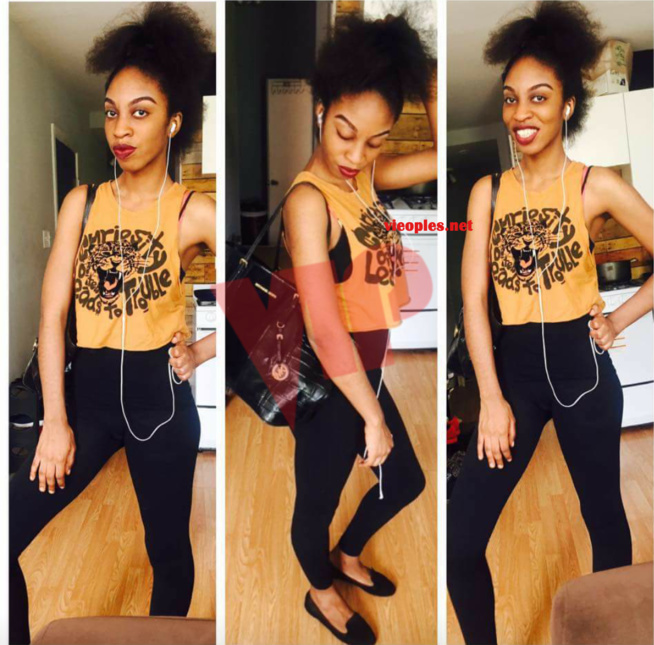Binou, la fille du chanteuse Aby Ndour respire la forme aux USA.