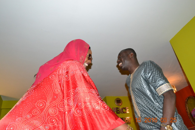 La surprise de la grande dame Adja Astou Kane Faye Smith et ses amies à Pape Diouf à New York.