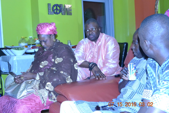 La surprise de la grande dame Adja Astou Kane Faye Smith et ses amies à Pape Diouf à New York.