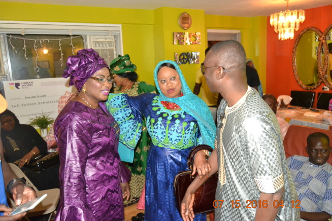 La surprise de la grande dame Adja Astou Kane Faye Smith et ses amies à Pape Diouf à New York.