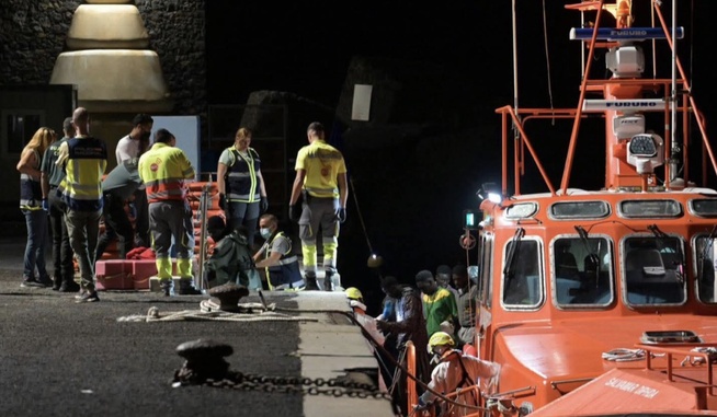 MIGRATION IRRÉGULIÈRE : 30 MIGRANTS PARTIS DU SÉNÉGAL DÉBARQUENT À EL HIERRO