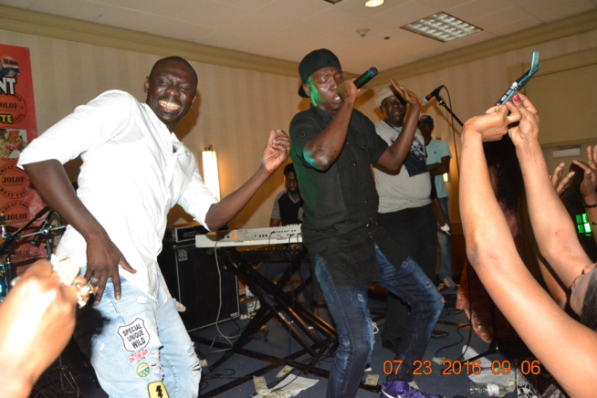 CINCINATI: Pape Diouf dompte son public et met le feu au Ramada Plaza Hotel.