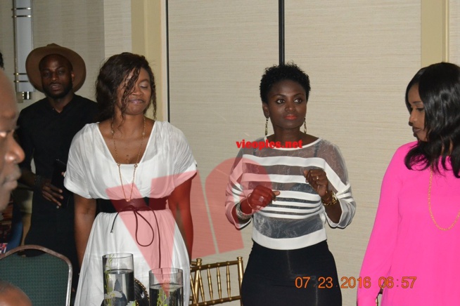 Ami Samaké ex Directrice de la case des tous petits de Pa Wade s'éclate à la soirée de Pape Diouf à Cincinati.