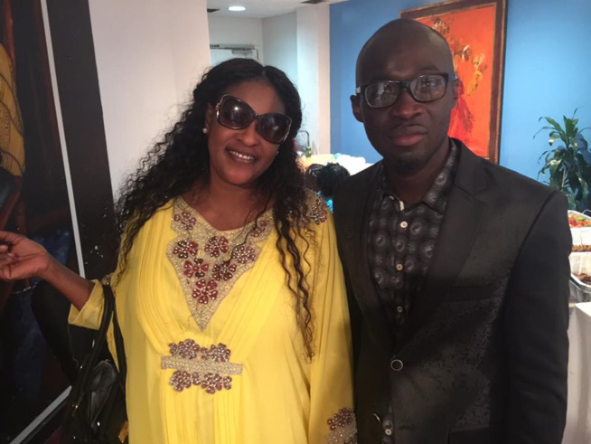 Modou Ndao Baye Fall de la radio WPAT dans "Door war" en compagnie de la talentueuse Kebs de la TFM à New York.