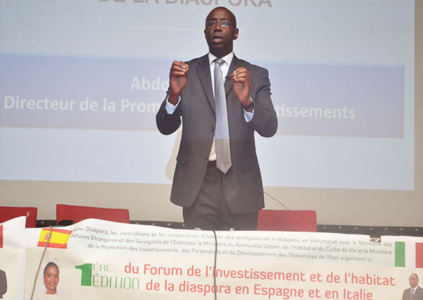Abdoulaye Ly, Directeur de la Promotion des Investissements : « En matière de politique de la diaspora, le défi porte sur une optimisation des ressources stratégiques et financières » Abdoulaye Ly, Directeur de la Promotion des Investissements : « En matière de politique de la diaspora, le défi porte sur une optimisation des ressources stratégiques et financières »