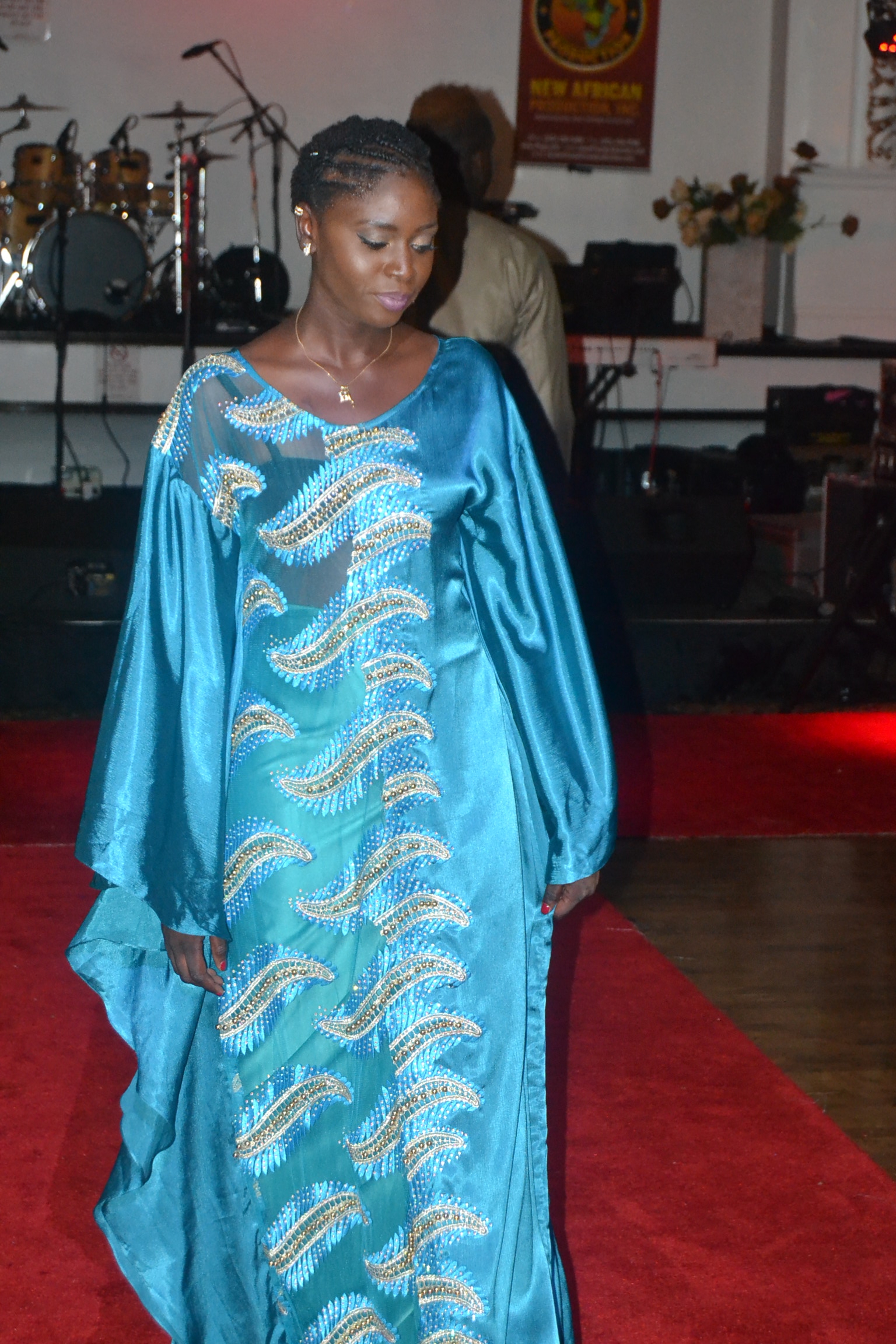 Senegalese 2The States day, Bamba Partenaire couture démontre sa créativité au Fashion Show de New York.