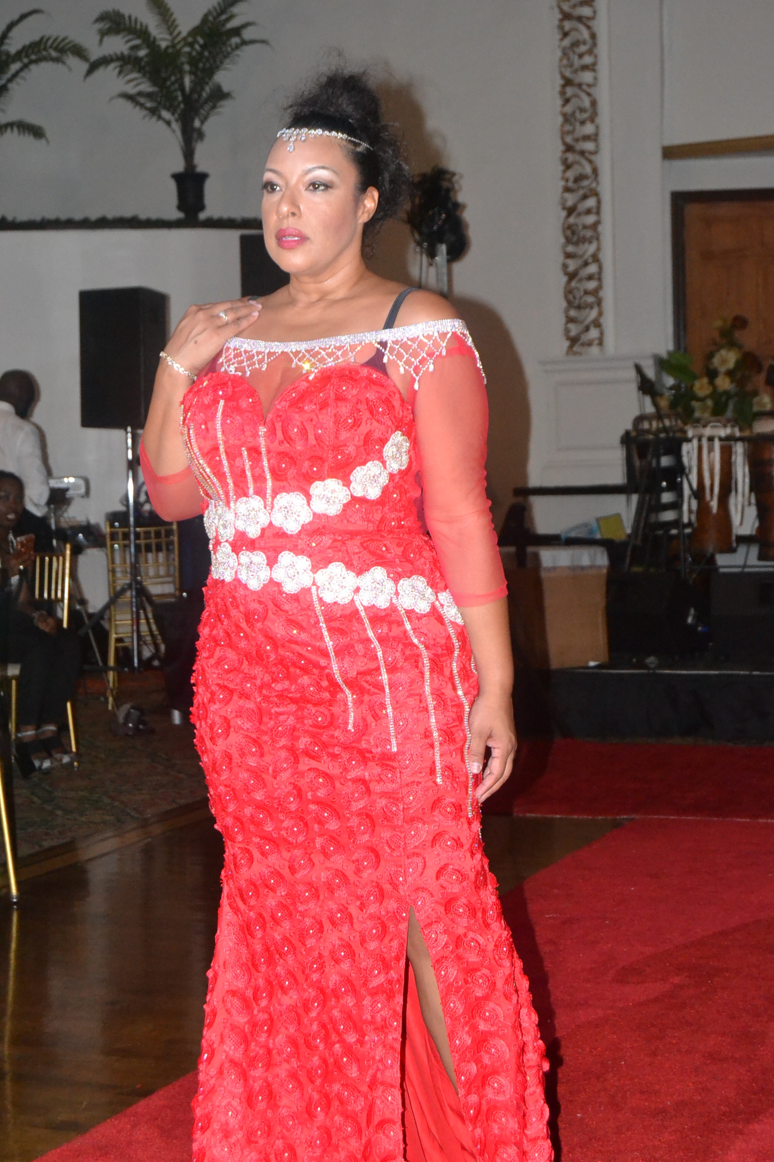 Senegalese 2The States day, Bamba Partenaire couture démontre sa créativité au Fashion Show de New York.