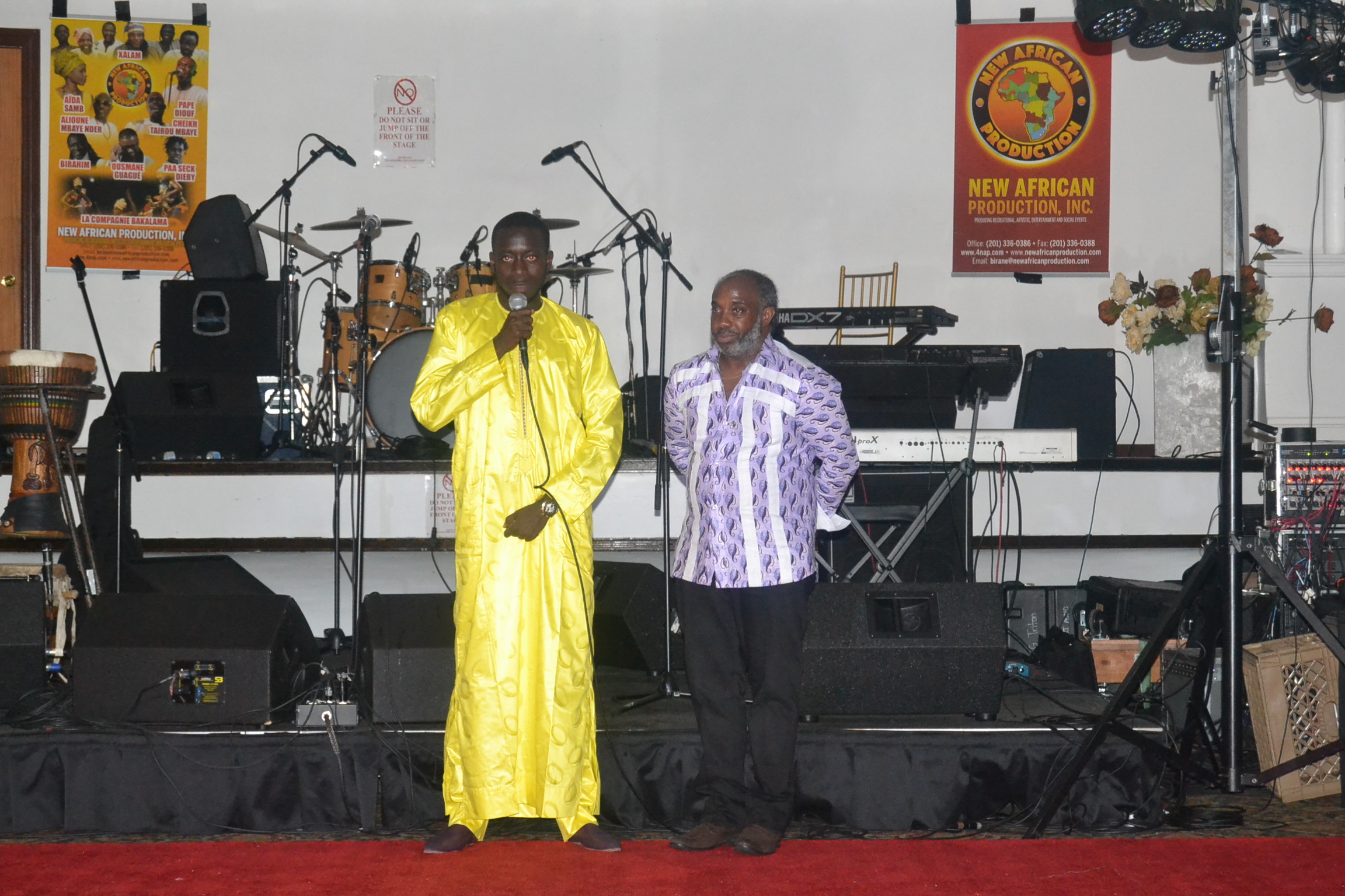 Senegalese 2The States day, Bamba Partenaire couture démontre sa créativité au Fashion Show de New York.