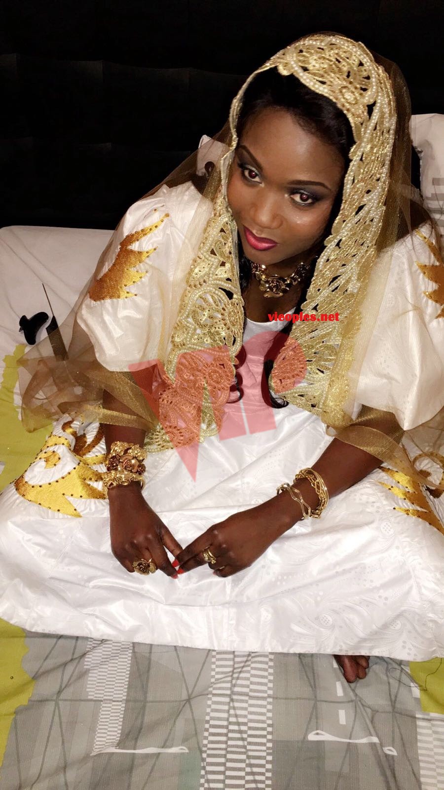 En exclusivité les images du mariage de l'ex mannequin Gazelia Fall.