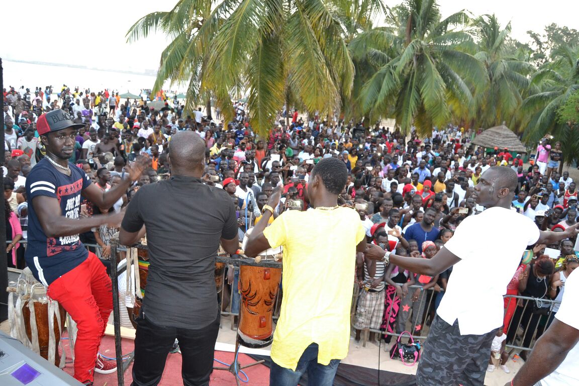 Concert beach show, Pape diouf explose voile D'or ce dimanche. REGARDEZ