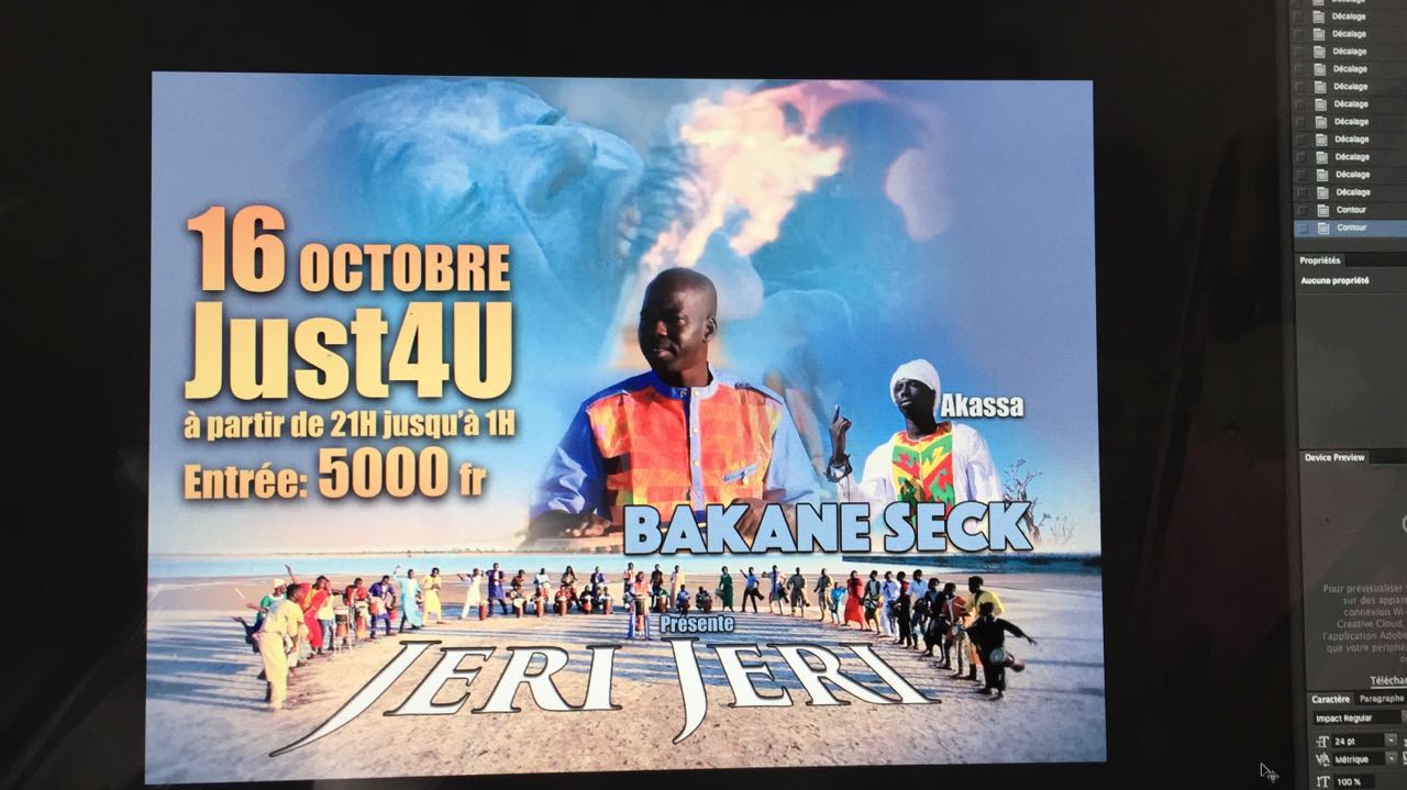 VIDÉO: Les répétitions de Bakane Seck et le "Dieré Diéré" pour le rendez-vous du 16 octobre au Just 4 U. Présentation de son nouvel album international.