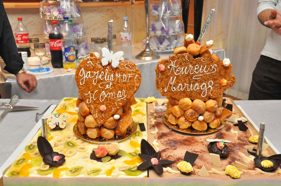 La réception du mariage de l'ex mannequin Gazelia Fall devenue madame Cagnaut à Paris ce 28 octobre.Regardez