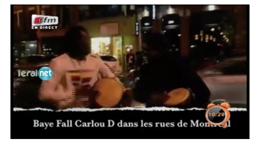 Vidéo: Carlou D et Elhadj Diouf en mode "sikar" dans les rues de Montreal