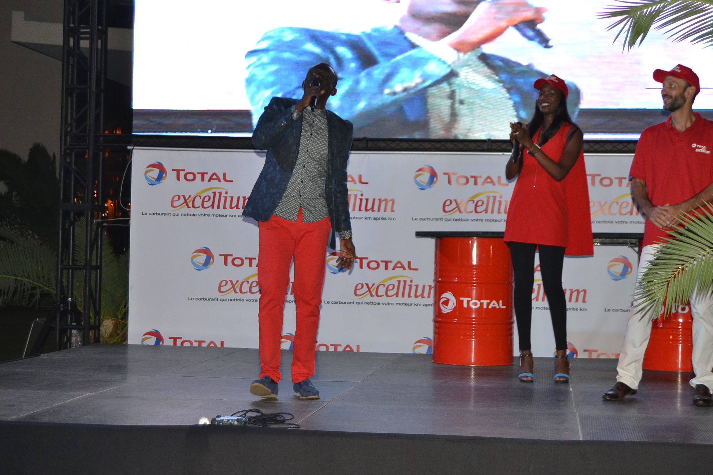 Lancement nouveau carburant, Total Excellium porte son choix sur le chanteur Pape Diouf.