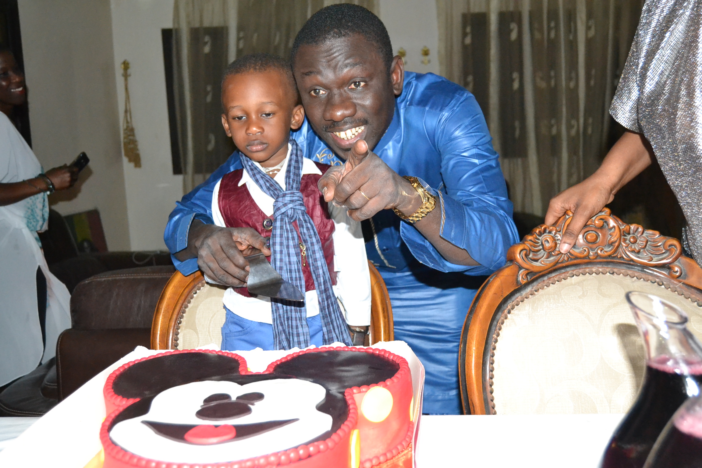 2 ANS: Le couple Pape Diouf Bébé Basse fêtent l'anniversaire de Mohamed Diouf.