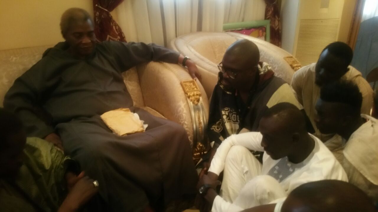 Le magal de l'ex capitaine des lions Papis Demba Cissé chez Serigne Abdou Karim à Ndindy.