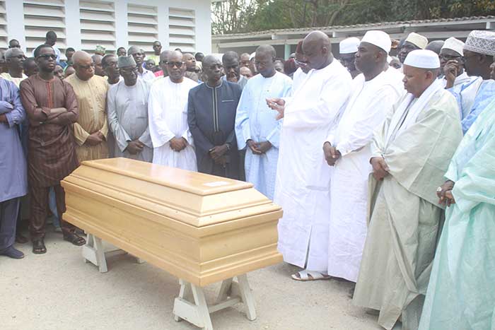 Levé du corps, le feu Diamantaire El Hadj Yoro Basse a rejoint son dernier demeure à Ourossogui.