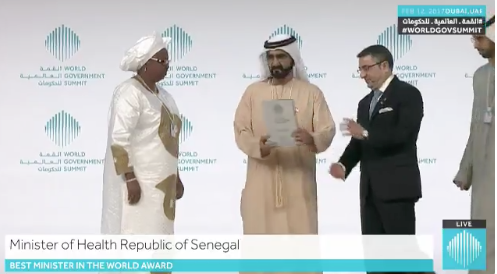Dubaï: Awa Marie Coll Seck récompensée au Sommet mondial des Gouvernements comme ‘’meilleur ministre’’