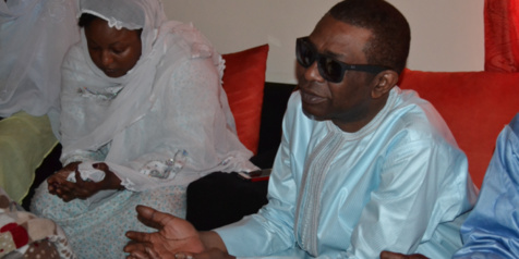 Revivez la présentation de condoléances de Youssou Ndour à Aïssatou Diop Fall (Images)