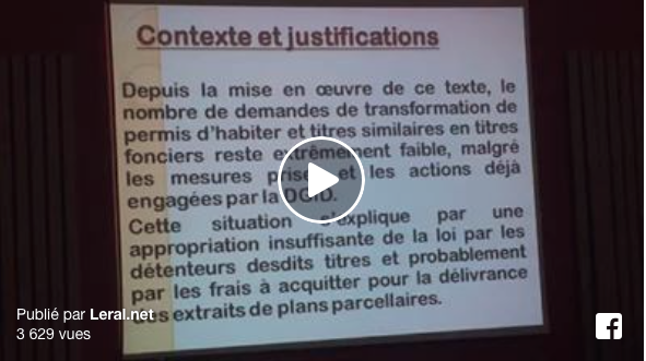 Vidéo-Photos: la rencontre entre Amadou Ba, le ministre de l'Économie, des Finances et du Plan et les acteurs du foncier