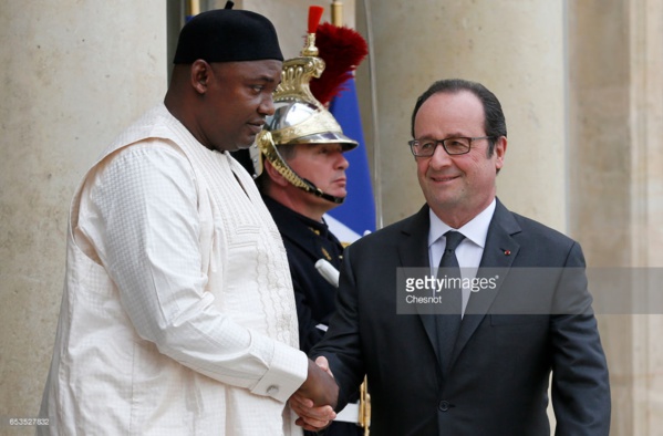 Coopération franco-gambienne: Les présidents François Hollande et Adama Barrow prévoient d’organiser un séminaire sur la justice transitionnelle à Banjul