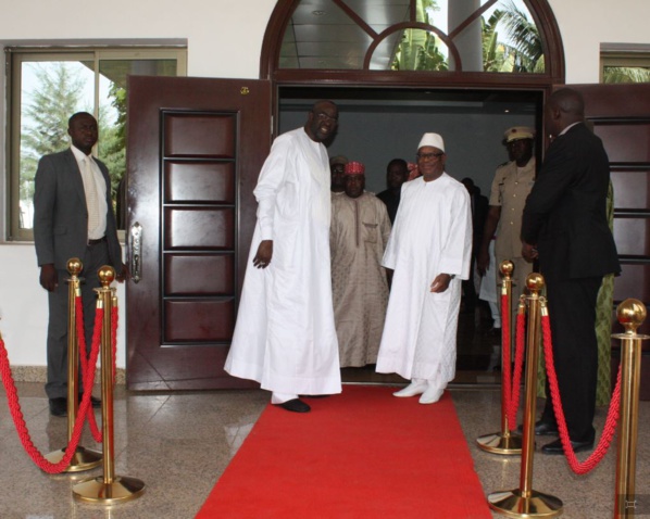 Visite de courtoisie de Moustapha Cissé Lo au Président de la République du Mali S.E Ibrahim Boubacar KEITA,ce vendredi, à Bamako