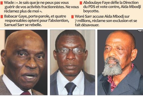 Coulisses de l'exclusion de Pape Samba Mboup et de Farba Senghor: Comment le Pds a volé en éclats