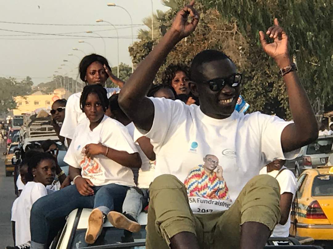 21 22 23 AVRIL, L' accueille de Pape Diouf en Gambie.
