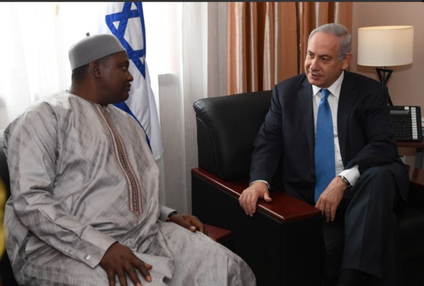 Le Premier ministre israélien Benjamin Netanyahu s’est entretenu avec le Président gambien, Adama Barrow à Monrovia