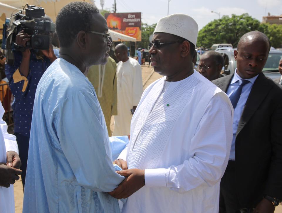 Macky Sall a présenté les condoléances de la nation aux familles de Serigne Alioune Mbacké Gaïndé Fatma et Abdoulaye Daouda Diallo