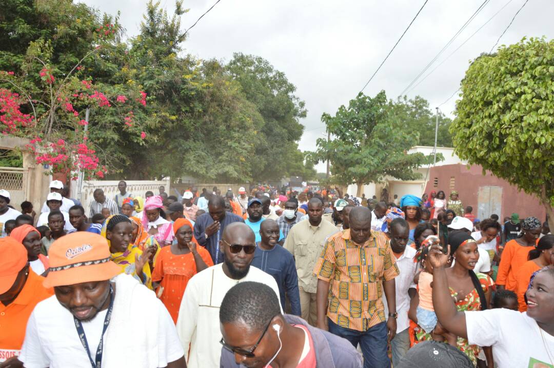 Thiès-Le président du parti Rewmi, Idrissa Seck en communion avec ses militants