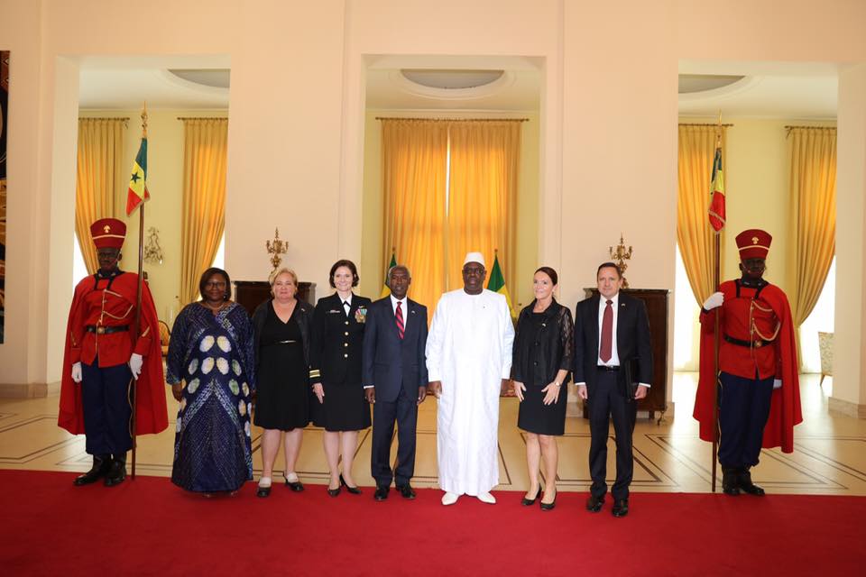 SEM Tulinabo Salama MUSHINGI Ambassadeur des USA à Dakar présent ses lettres de créances