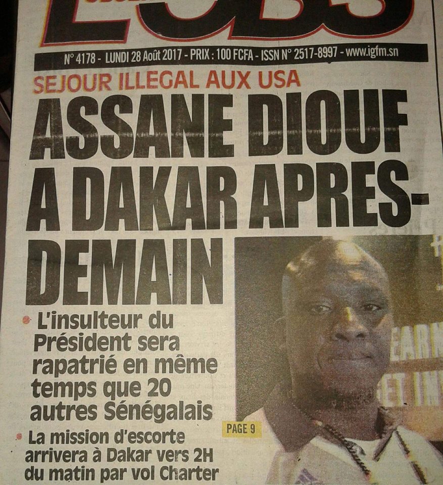 Video: Assane Diouf arrive au Sénégal… Découvrez la réaction surprenante de Francoise Helene Gaye