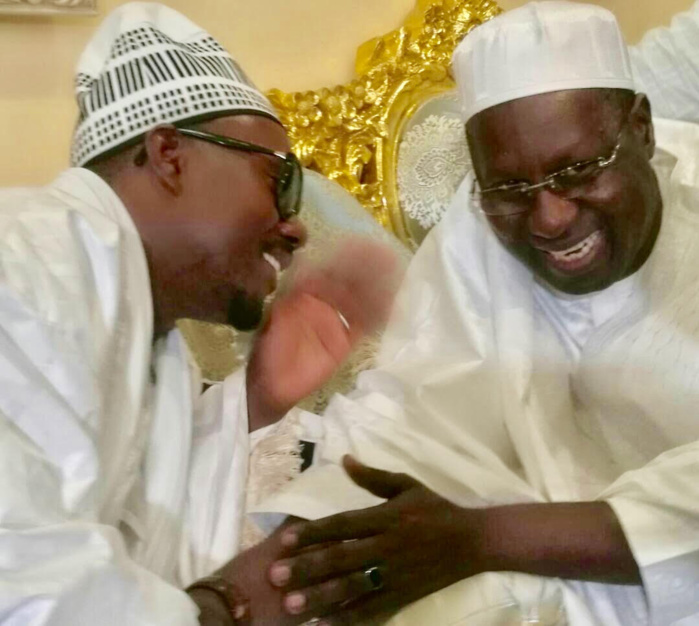 Magal de Touba 2017 : Abdou Karim Sall reçu par Serigne Bass Abdou Khadre.