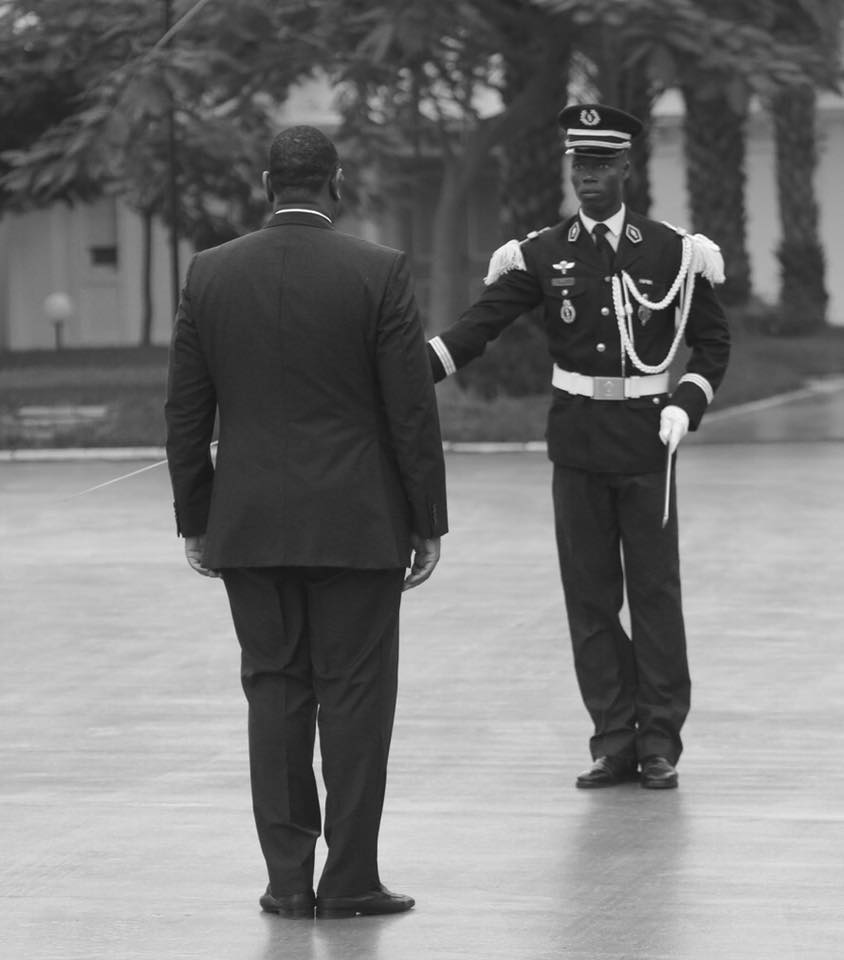 La traditionnelle cérémonie de levée des couleurs s’est tenue ce lundi, au palais de la République.