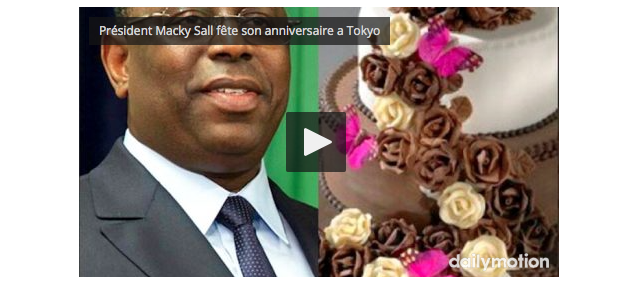 Vidéo: Macky Sall fête son anniversaire à... Regardez!!
