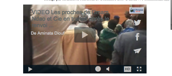 Vidéo-Les proches de l’Imam Ndao et Cie en transe après le renvoi du procès