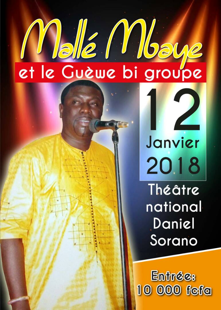 Le théatre national Daniel Sorano, déroule le Tapis Rouge ce 12 Janvier avec l'artiste Malé Mbaye. Regardez