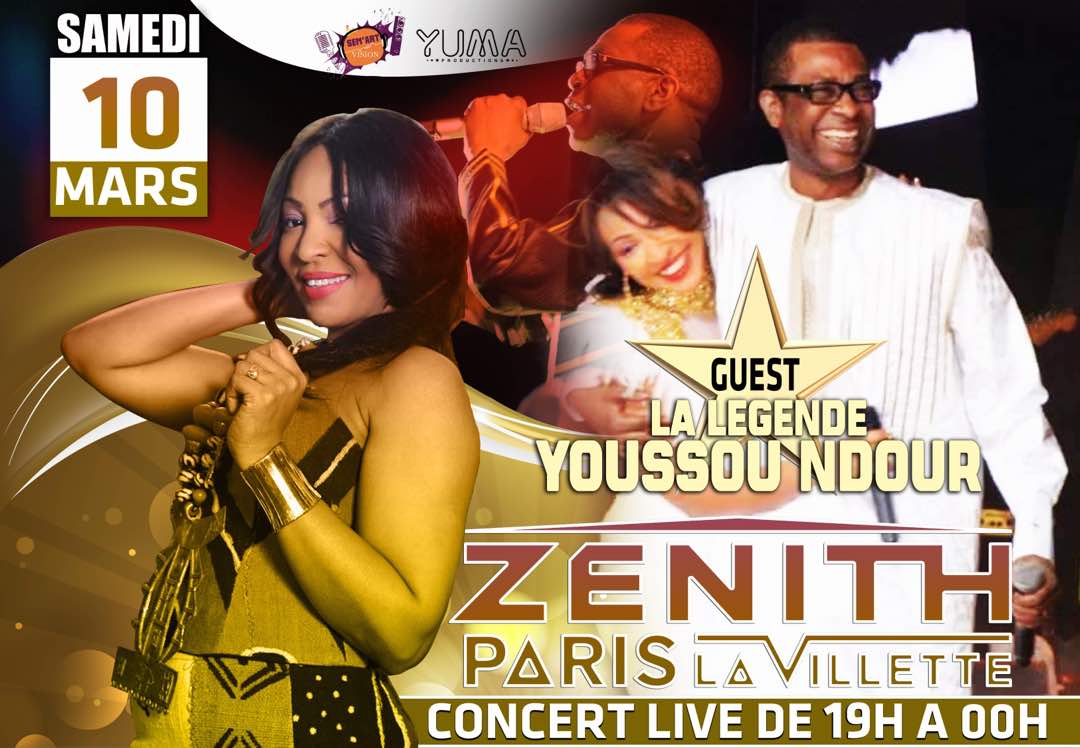 JOUR J - 08 VIVIANE CHIDID À L'ASSAUT DU ZENITH LE 10 MARS 2018. LA FEMME À L'HONNEUR.