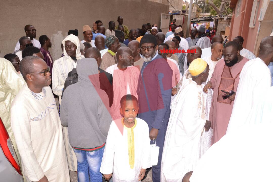 La cérémonie du mariage religieux de la fille de El Hadj Ndiaye Pdg 2STV chez Thierno Madani Tall à la Médina.