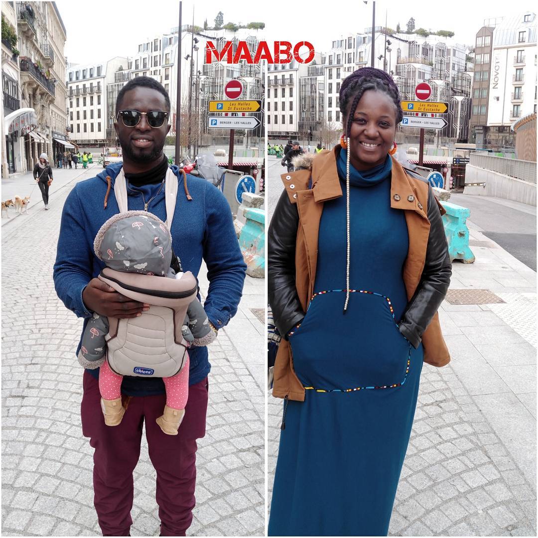 Photos du couple maabo et leur fille