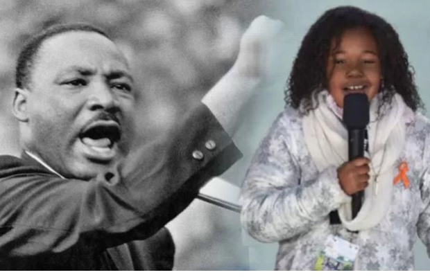 MARTIN LUTHER KING: SA PETITE FILLE SUR SES TRACES