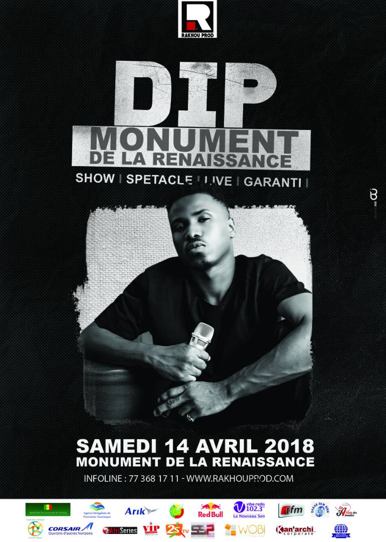 Dip Doundou, Mabo, Fata, TNT vous donnent rendez-vous le 14 Avril au Monument de la renaissance avec l'artiste Nigerian TEKNO.