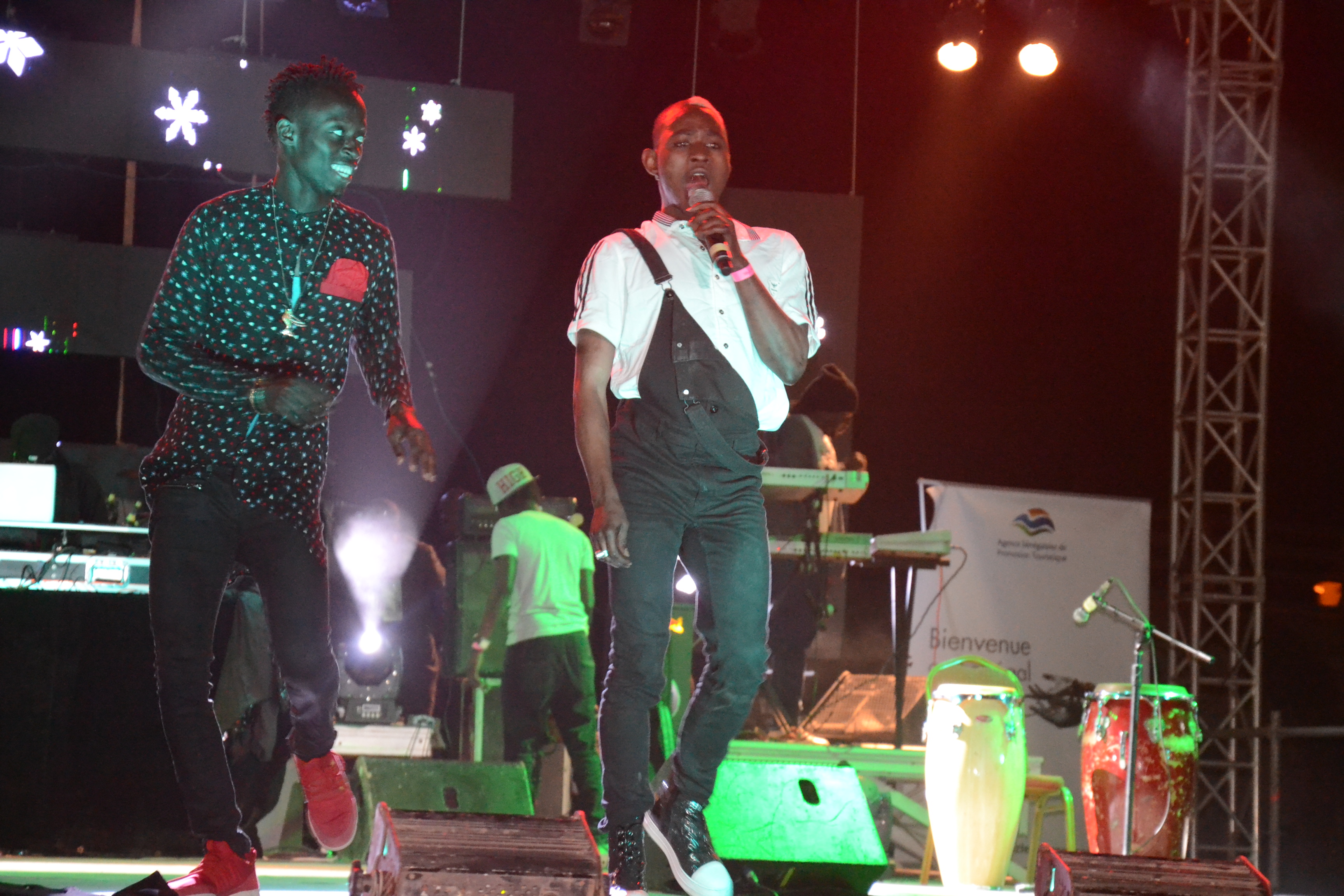 TEKNO en live au Monument de la renaissance: Les premières parties, FATA, OUZIN KEITA, MABO