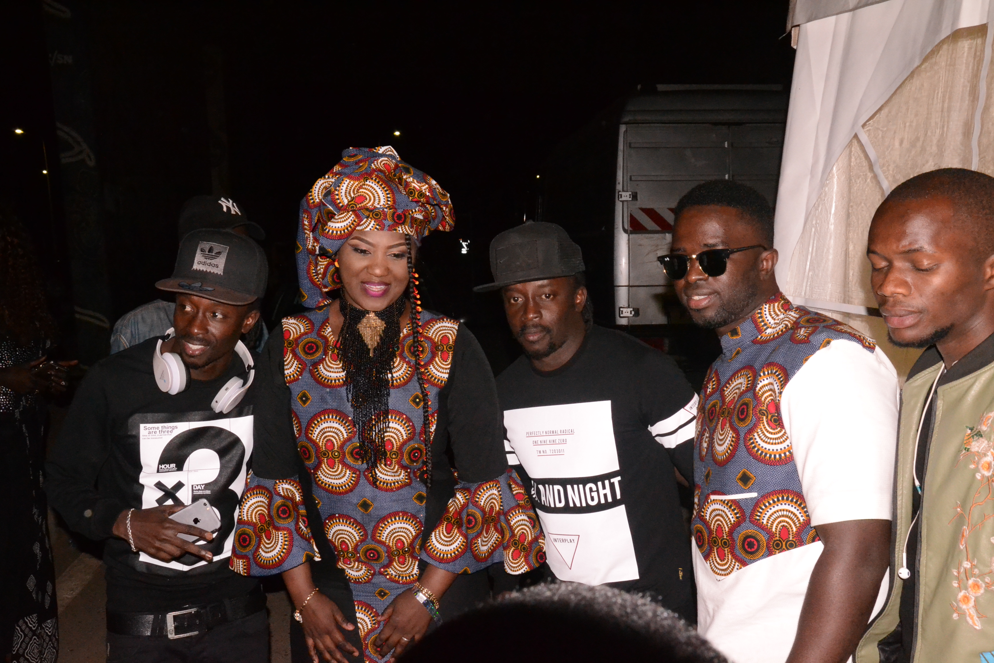 TEKNO en live au Monument de la renaissance: Les premières parties, FATA, OUZIN KEITA, MABO